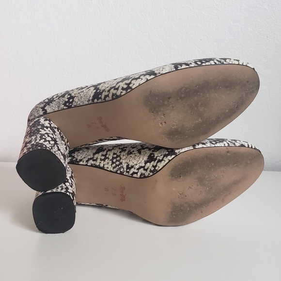 Coach Georgina Snakeskin Heels - Picture 6 of 7